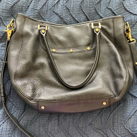 Tory Burch Black and Gold Large Bag - Picture 4 of 5